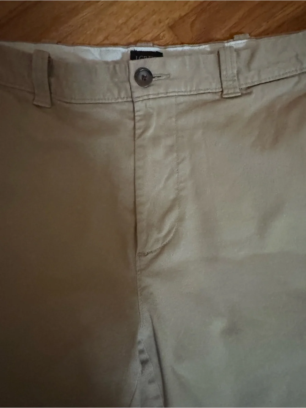 Bundle 4 $10 items for $30 J. Crew Beige Flat Front 7” Chino Shorts size 34